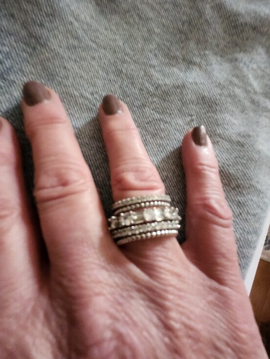 Macy's Jewelry - White Saphire Ring